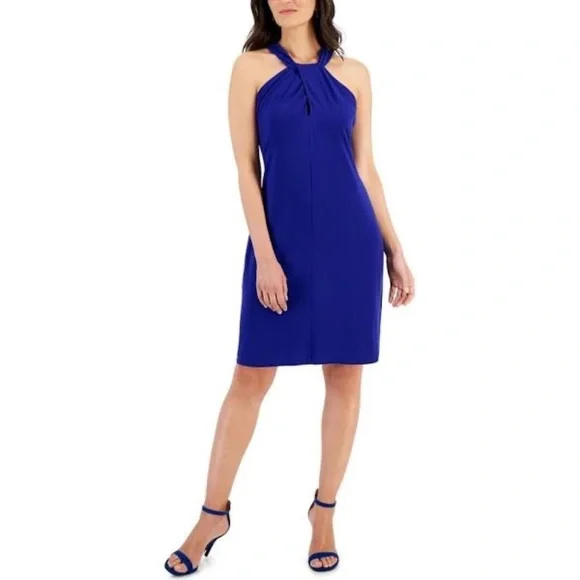 connected apparel | Dresses | Connected Size 2 Blue Dress | Poshmark